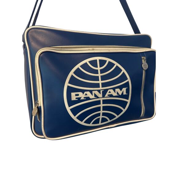 PAN AM "SECRET AGENT RELOADED" BAG CERTIFIED Vintage STYLE Pan am BLUE - Picture 3 of 8
